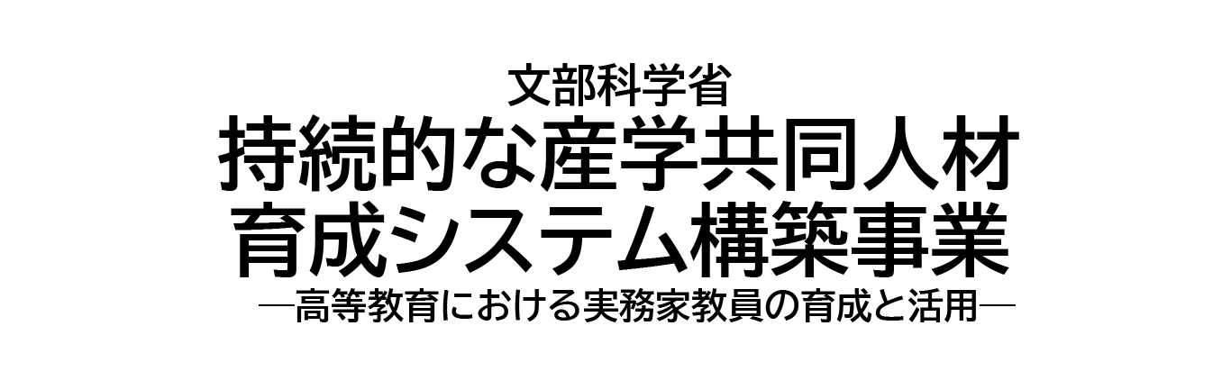 持続的な産学共同人材育成システム構築事業